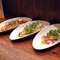 Selection of ceviche